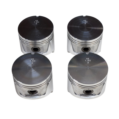 Hypatec T6 Alloy flat top pistons L series 85.5 to 86.5mm bore set of 4