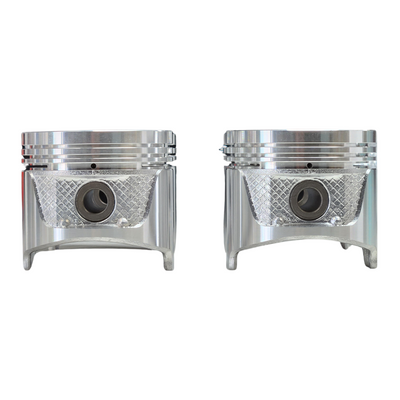 Hypatec T6 Alloy flat top pistons L series 85.5 to 86.5mm bore set of 4